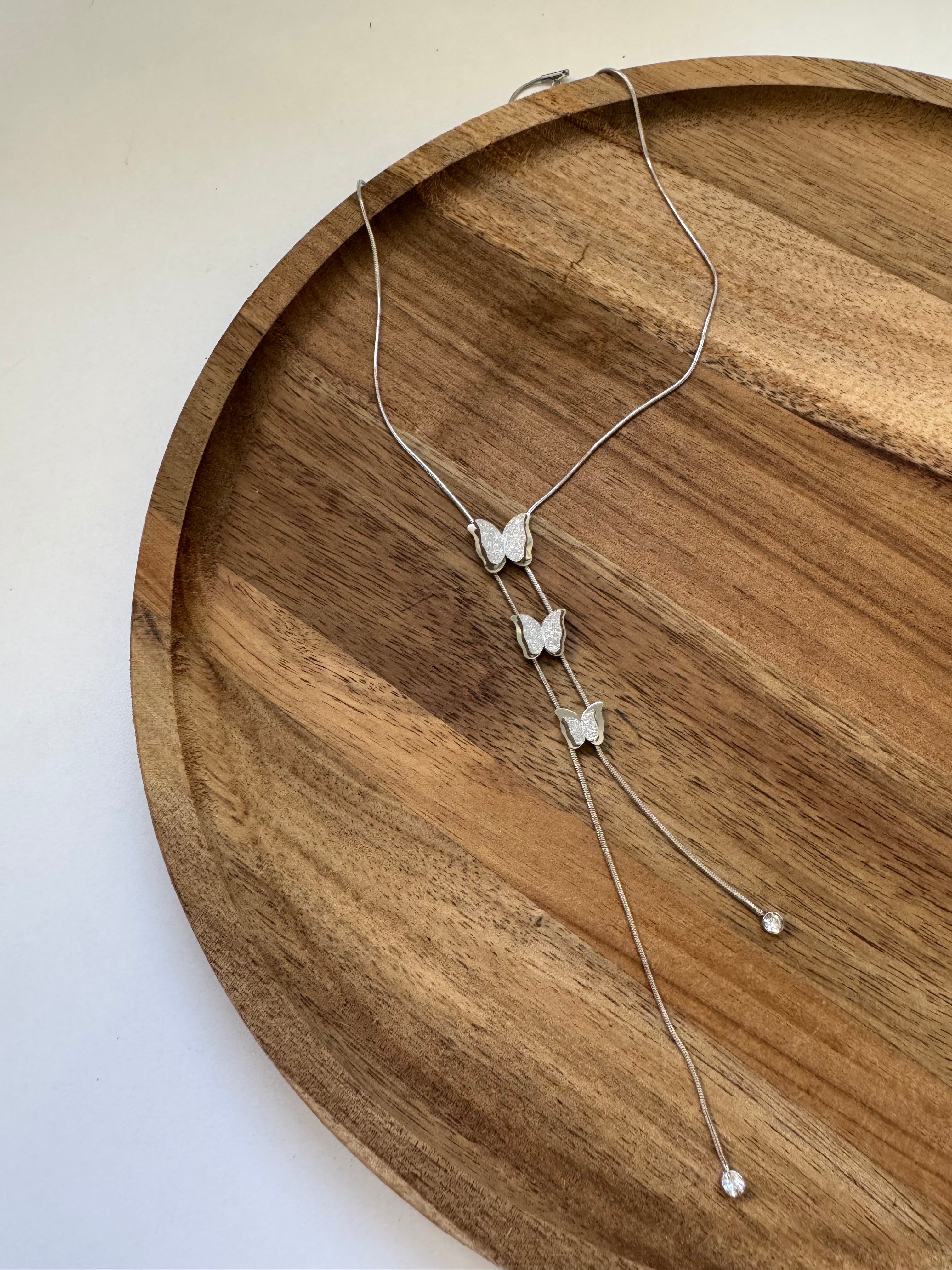 שרשרת עניבה פרפרים