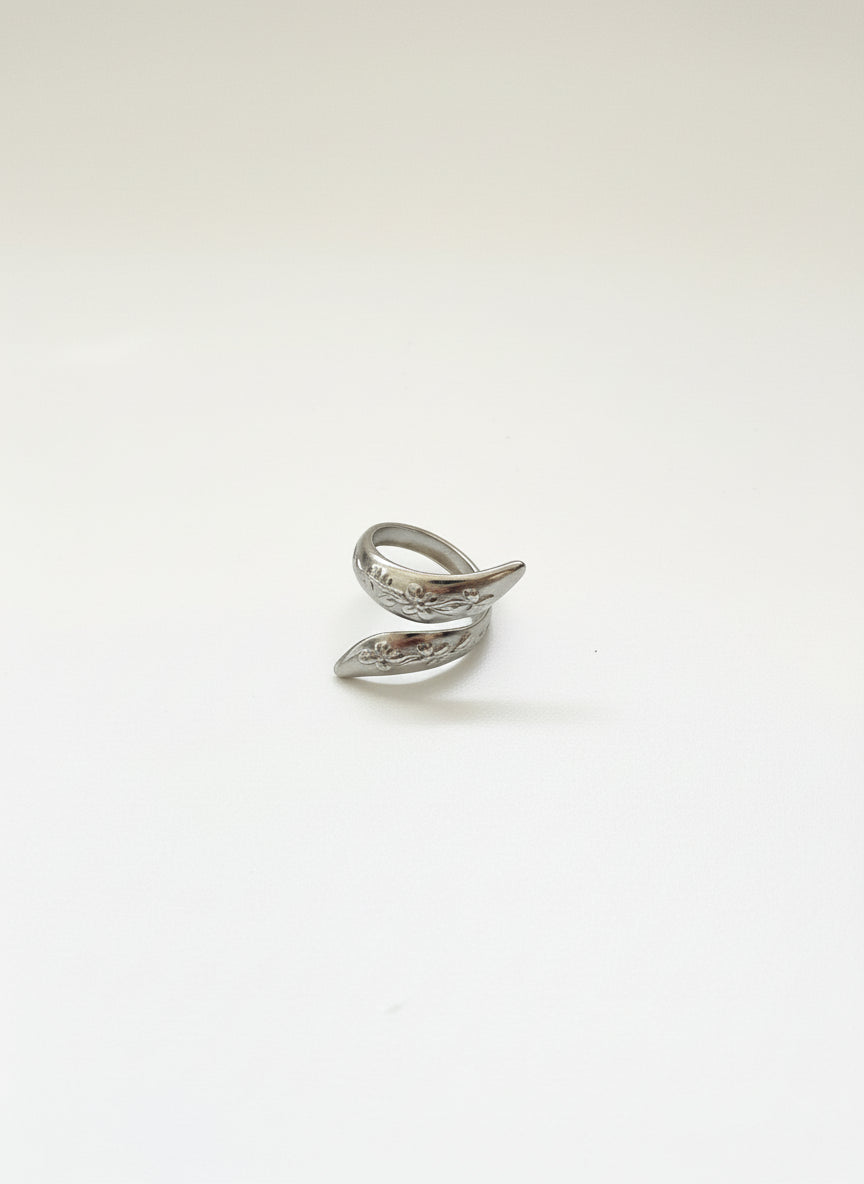 טבעת נחש פרחים