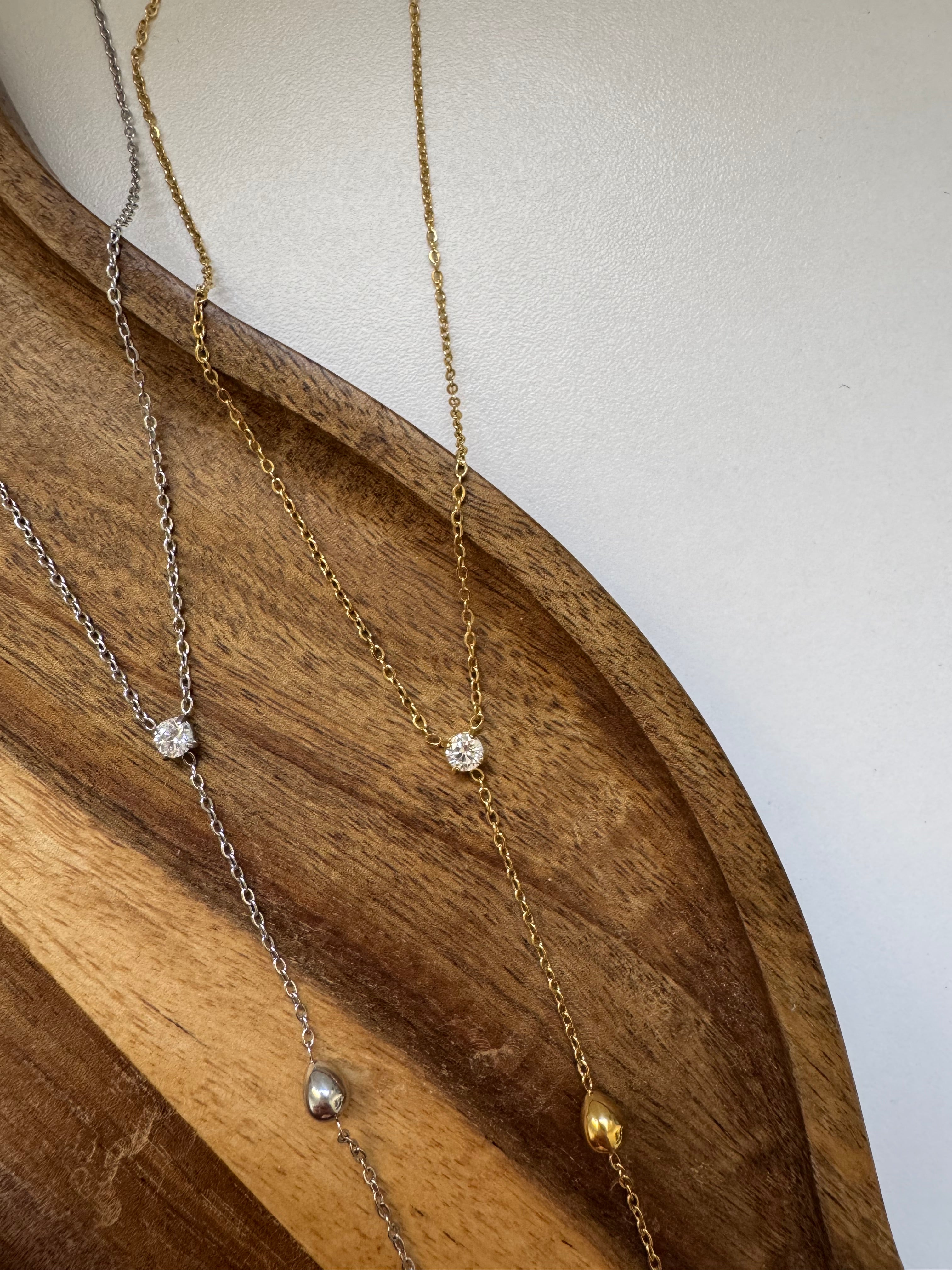 שרשרת עניבה קריסטל