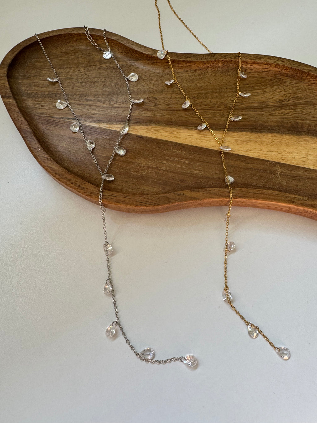 שרשרת עניבה זירקונים