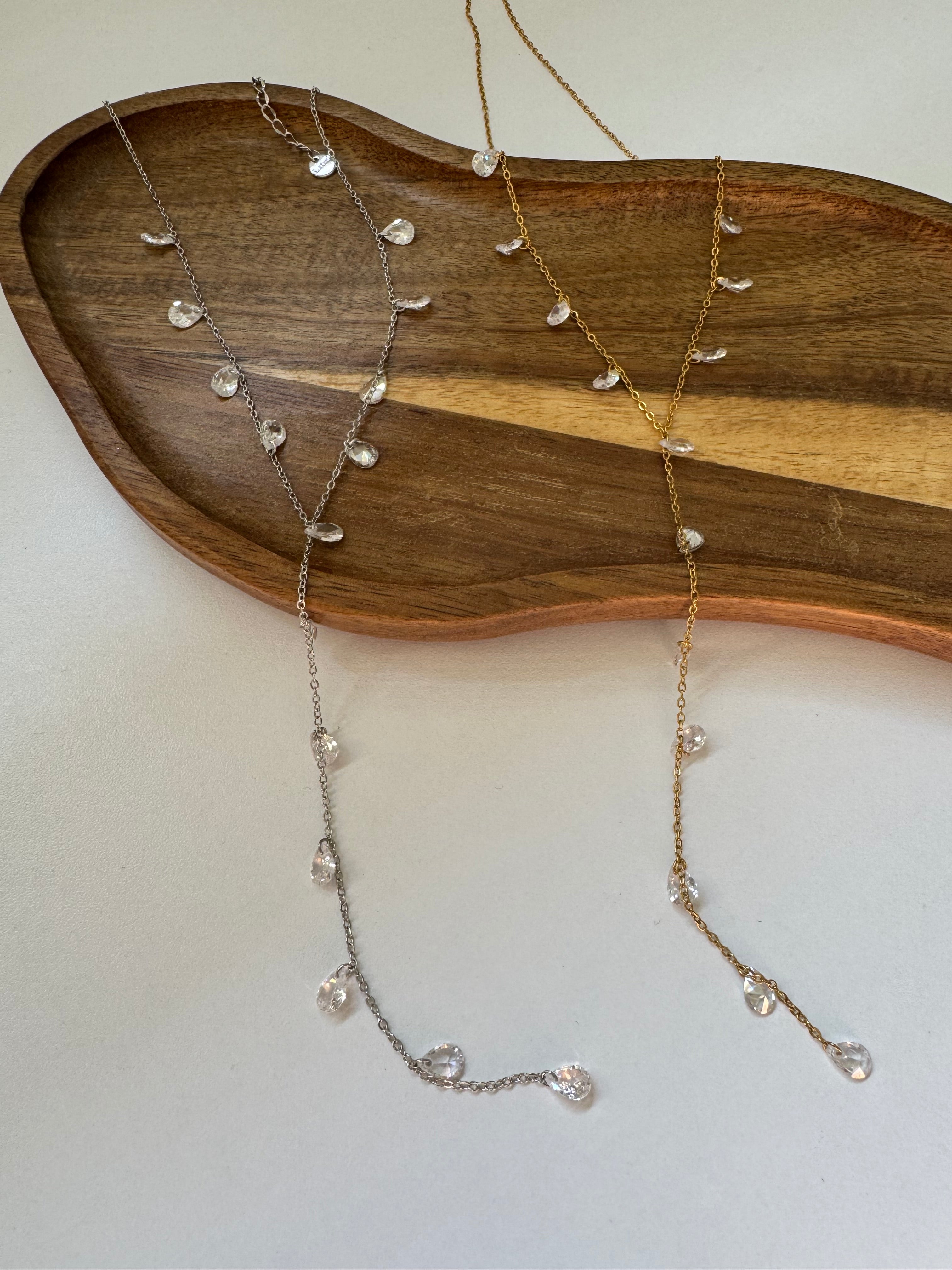 שרשרת עניבה זירקונים