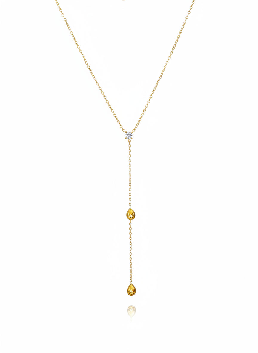 שרשרת עניבה קריסטל