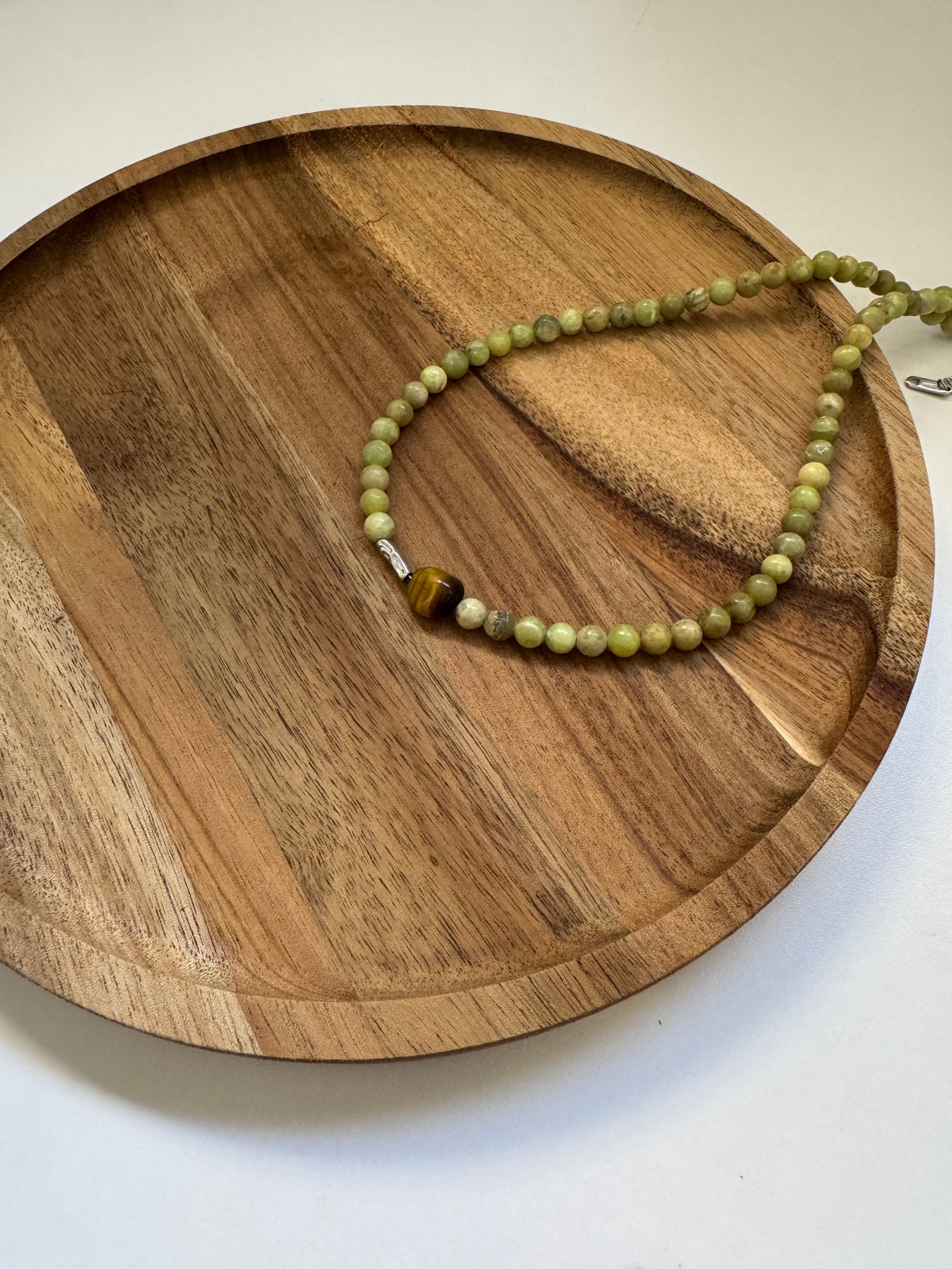 שרשרת חרוזים ירוק