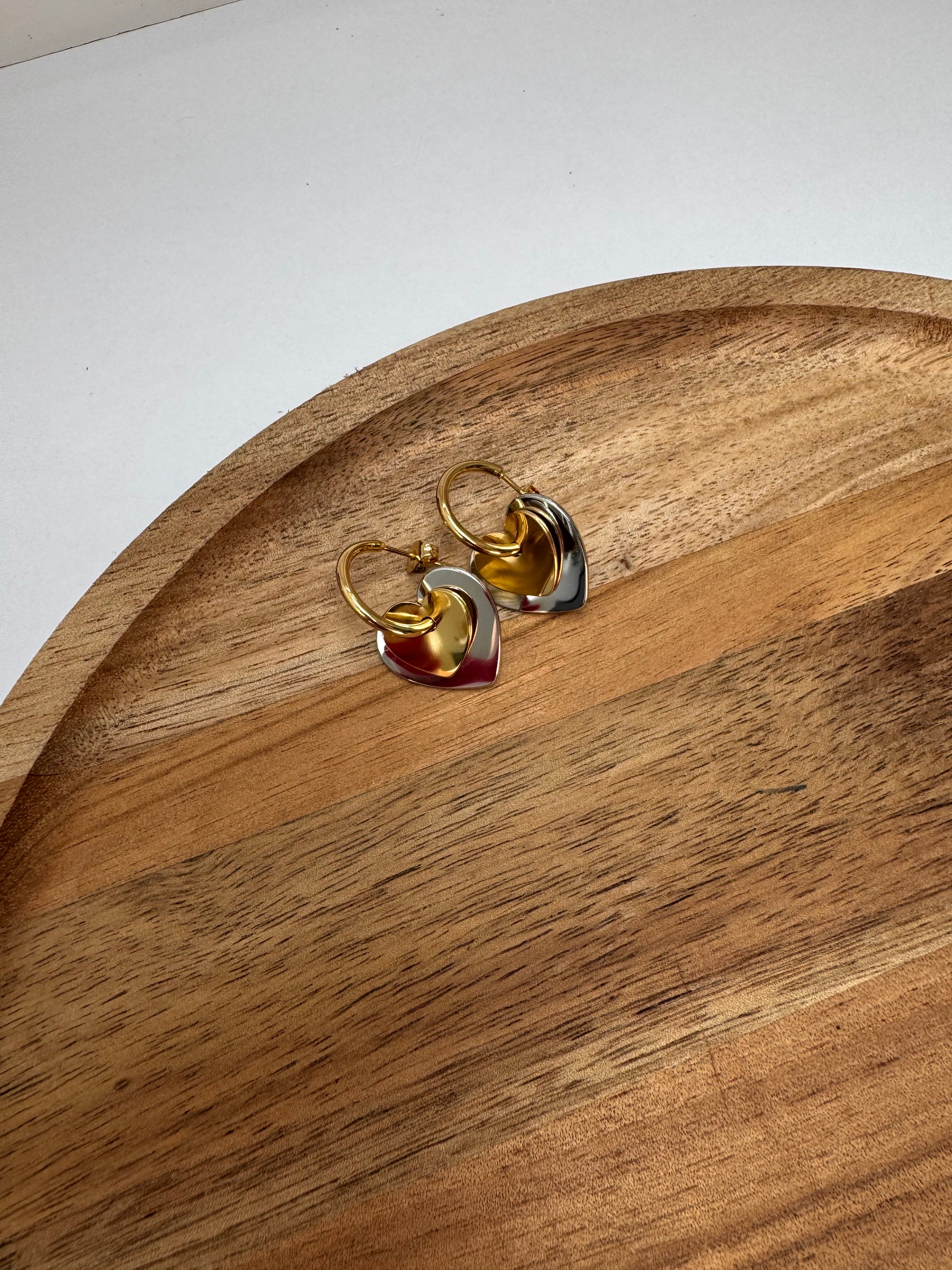 עגילי לבבות