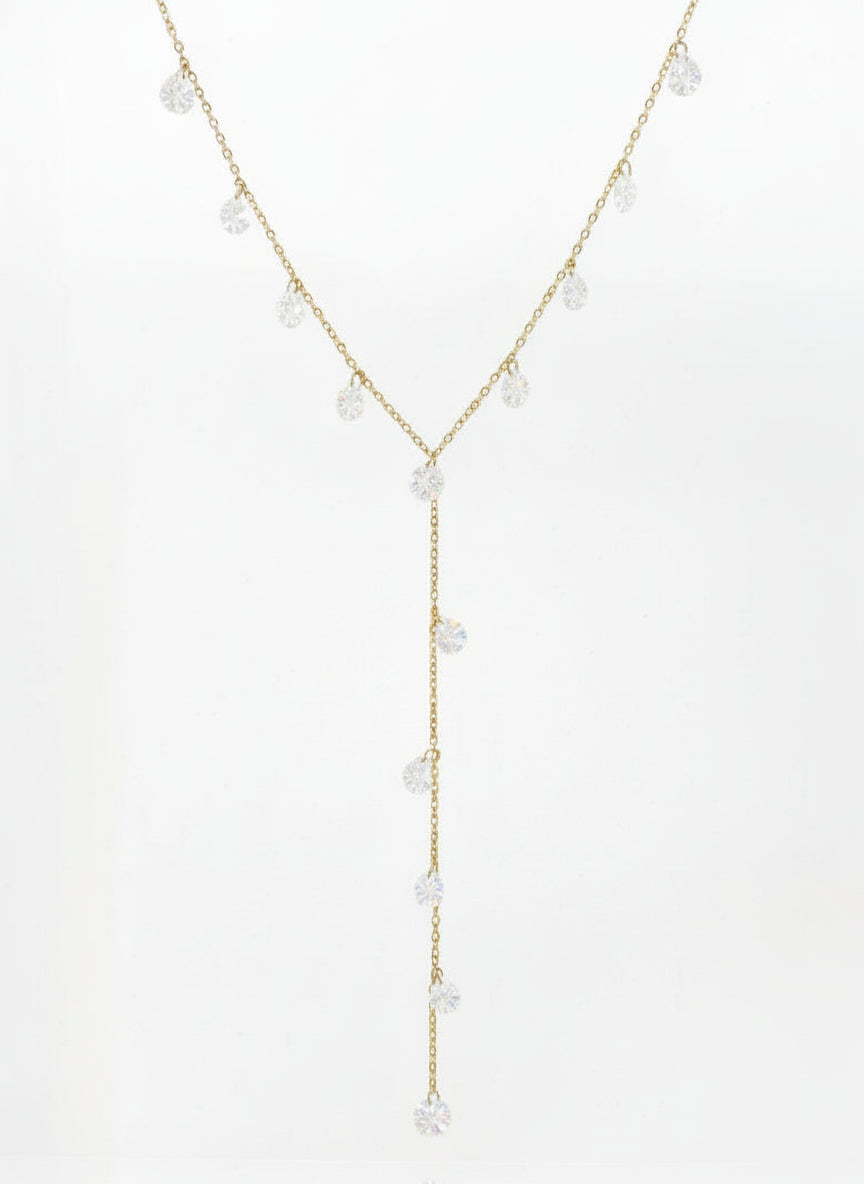 שרשרת עניבה זירקונים