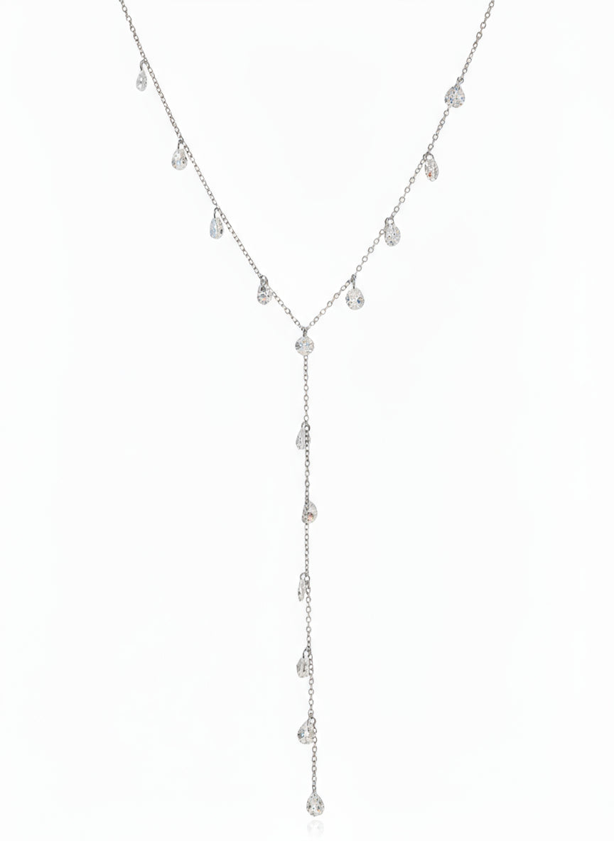 שרשרת עניבה זירקונים