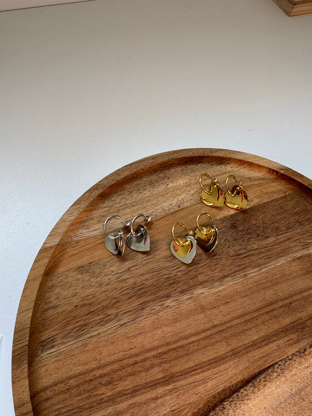 עגילי לבבות