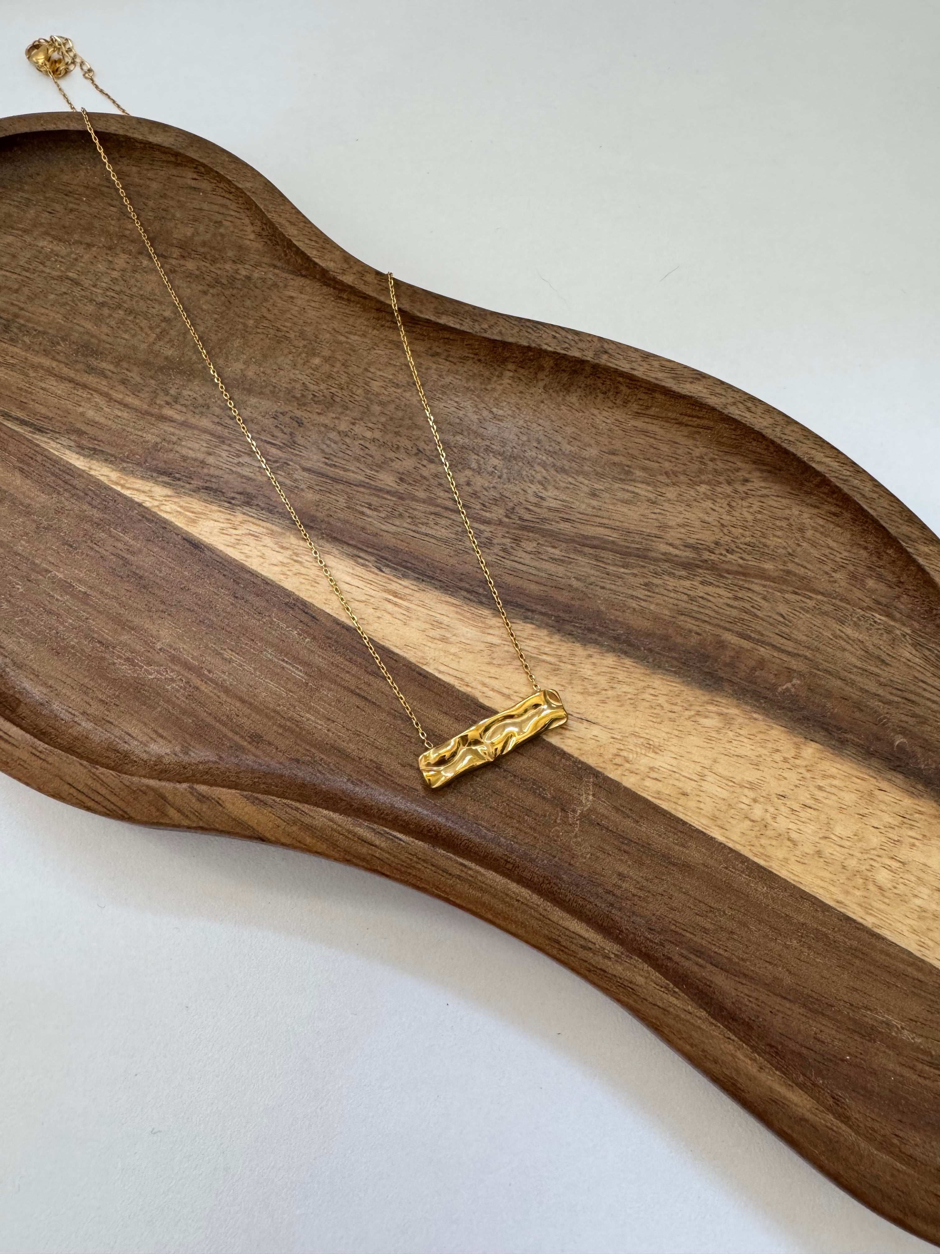 שרשרת תליון מלבן