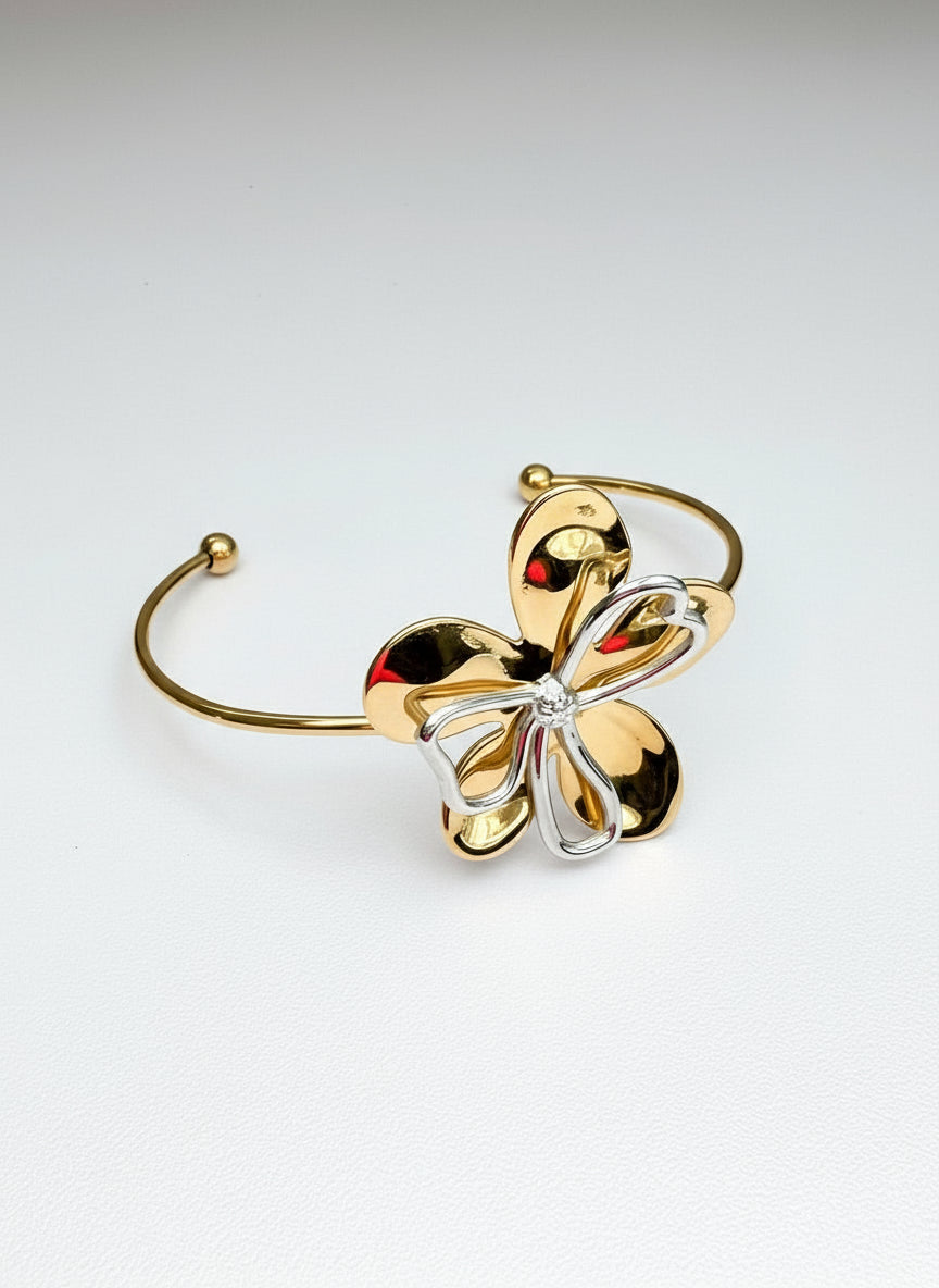 צמיד פרח קשיח