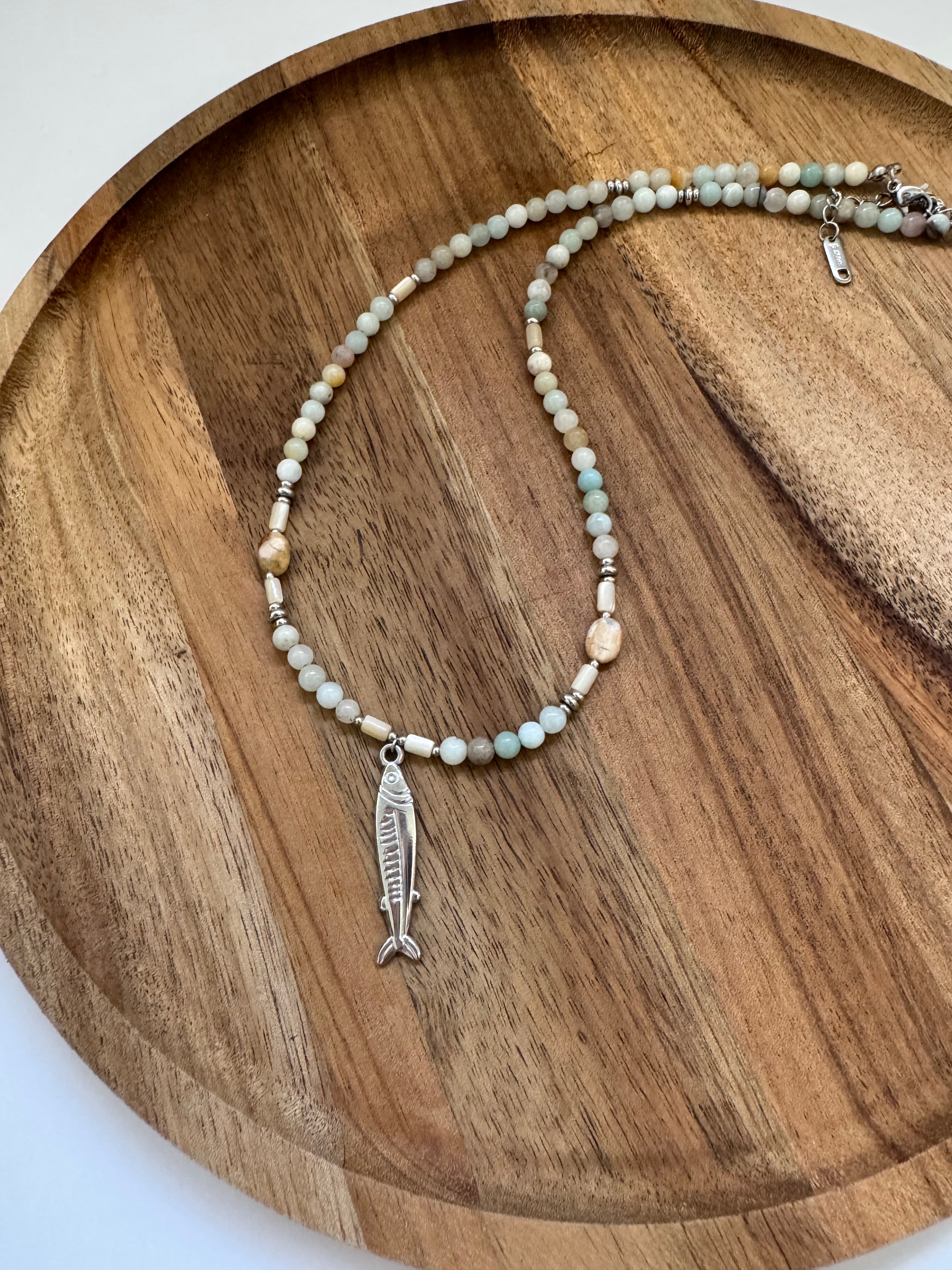 שרשרת חרוזים דג מעורבב