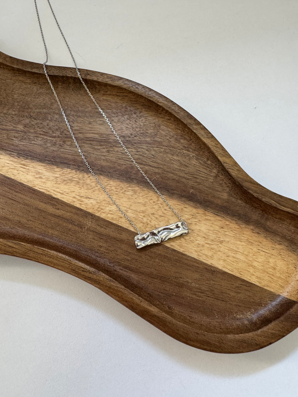 שרשרת תליון מלבן