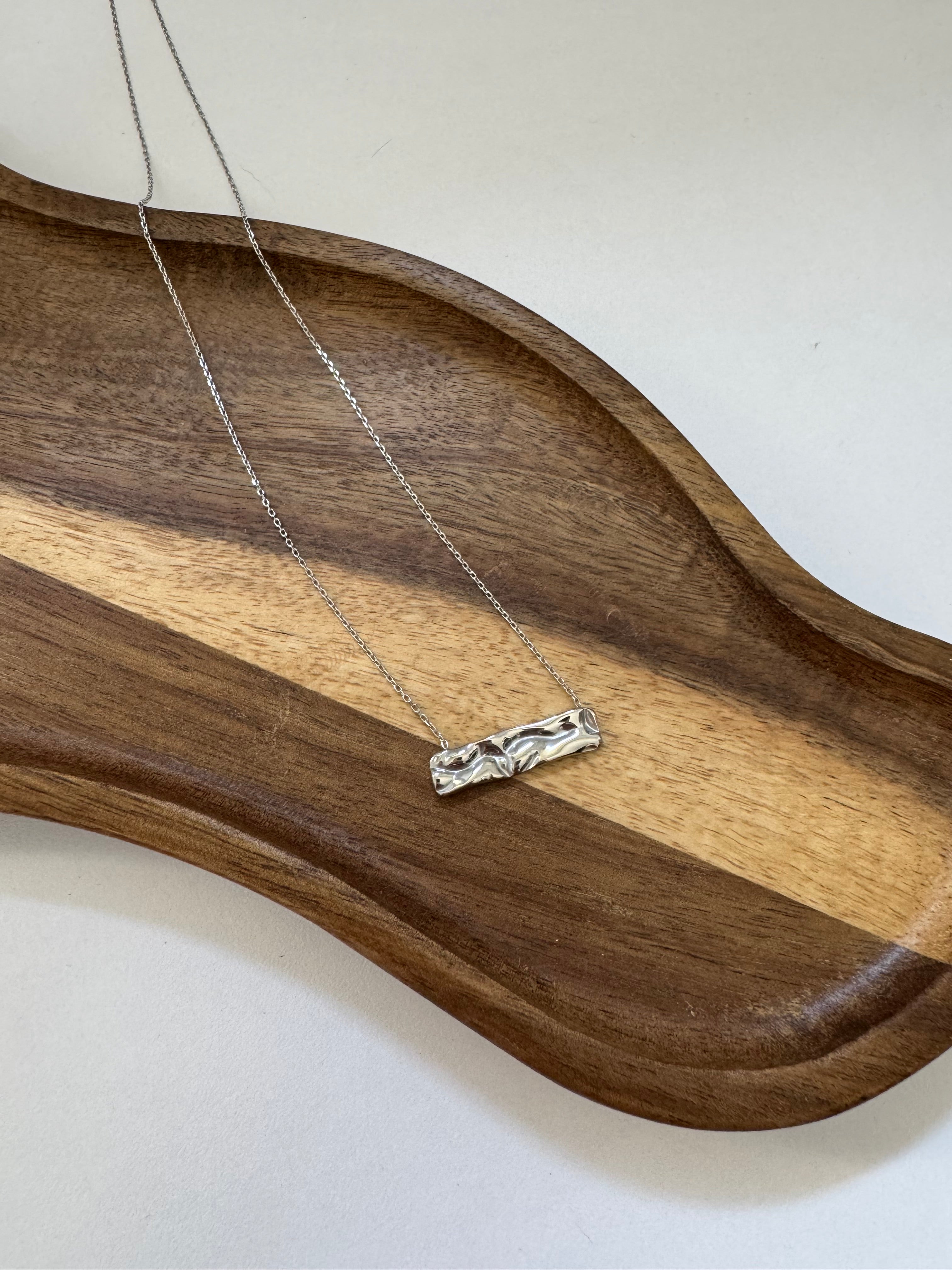 שרשרת תליון מלבן