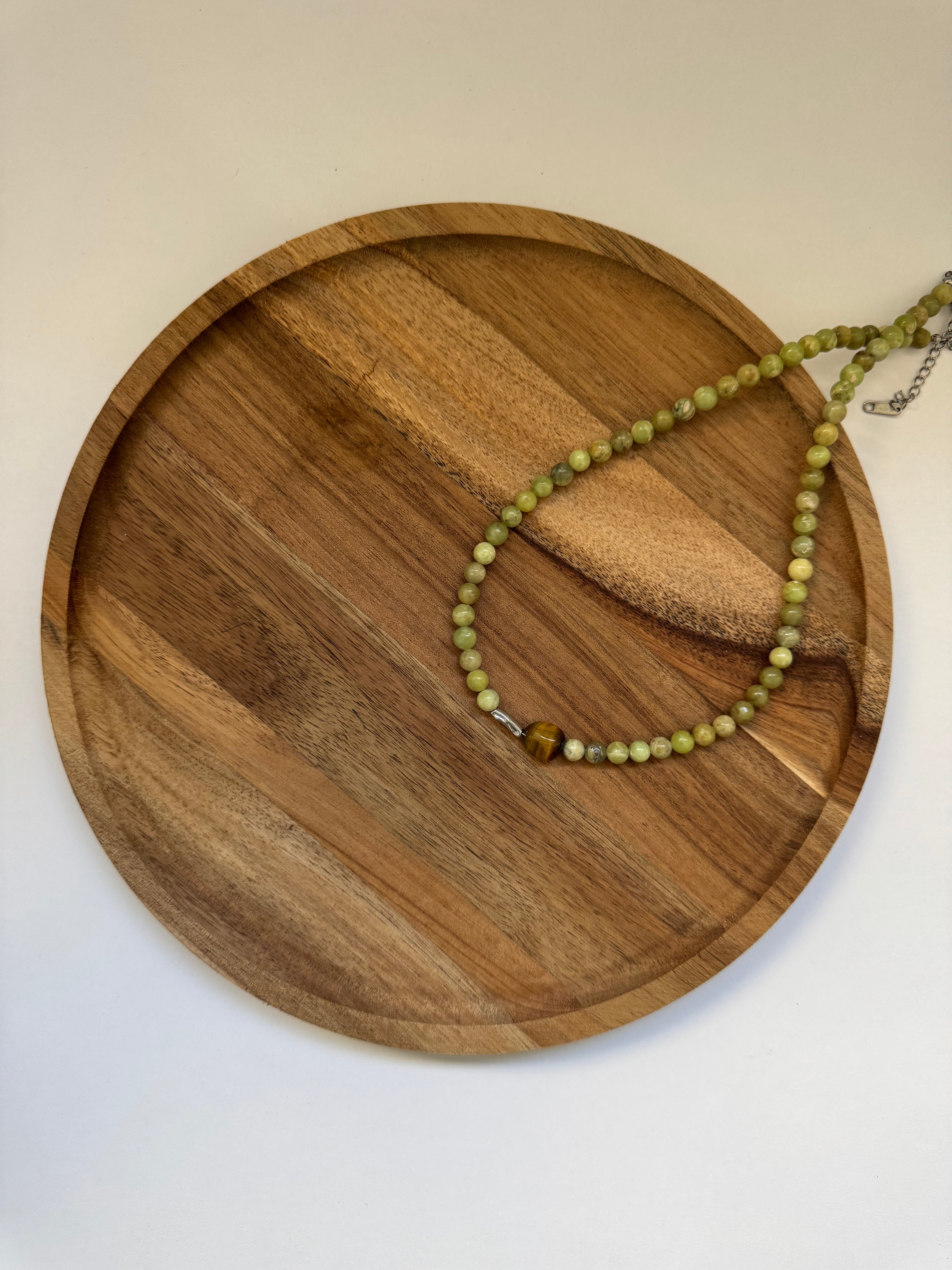 שרשרת חרוזים ירוק