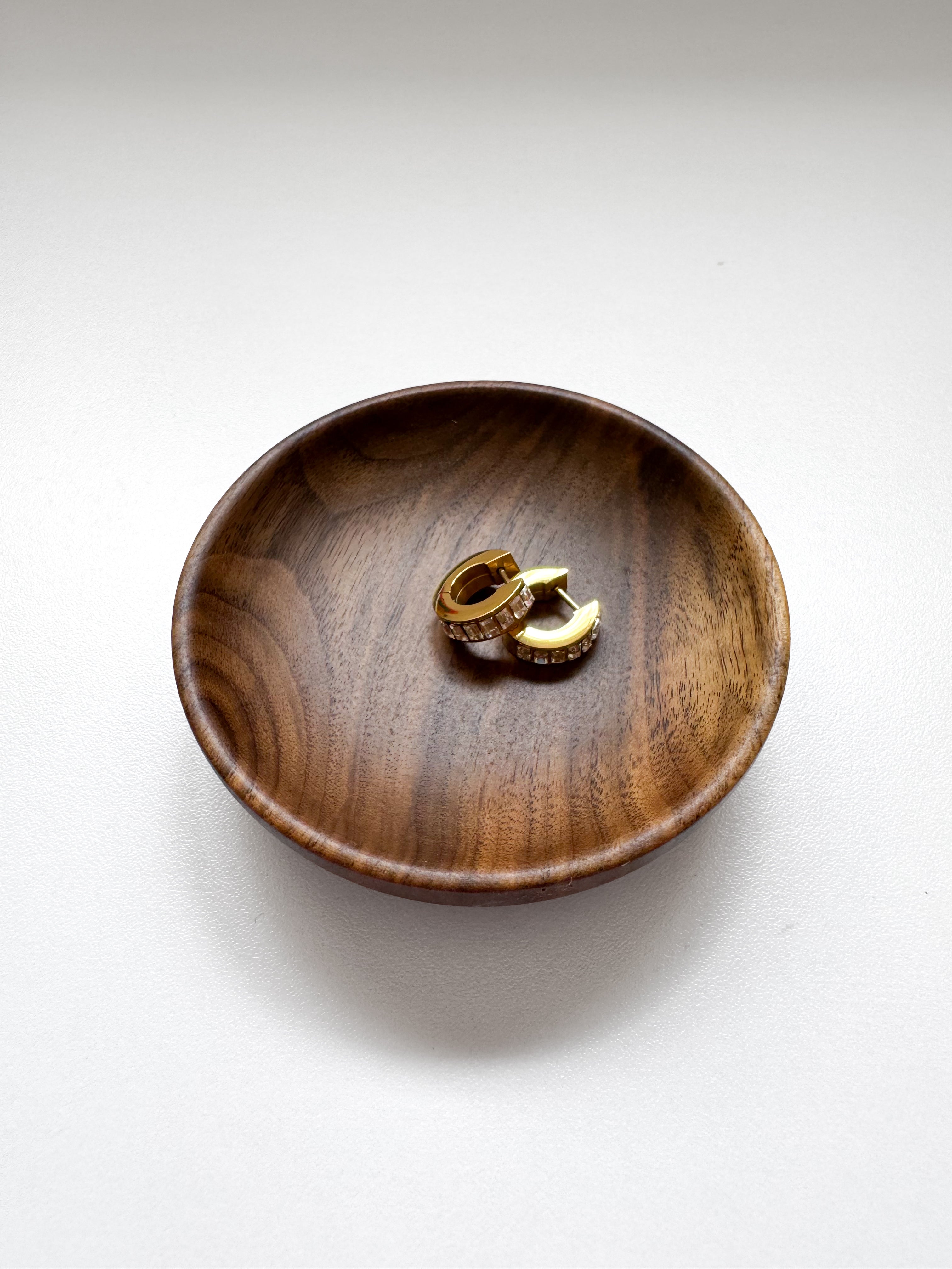 עגילי חישוק אבני קריסטלים